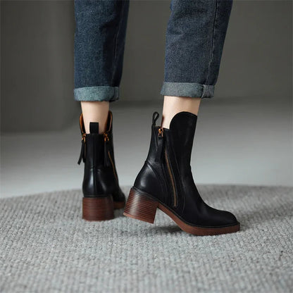 Klara™ – Botines de piel