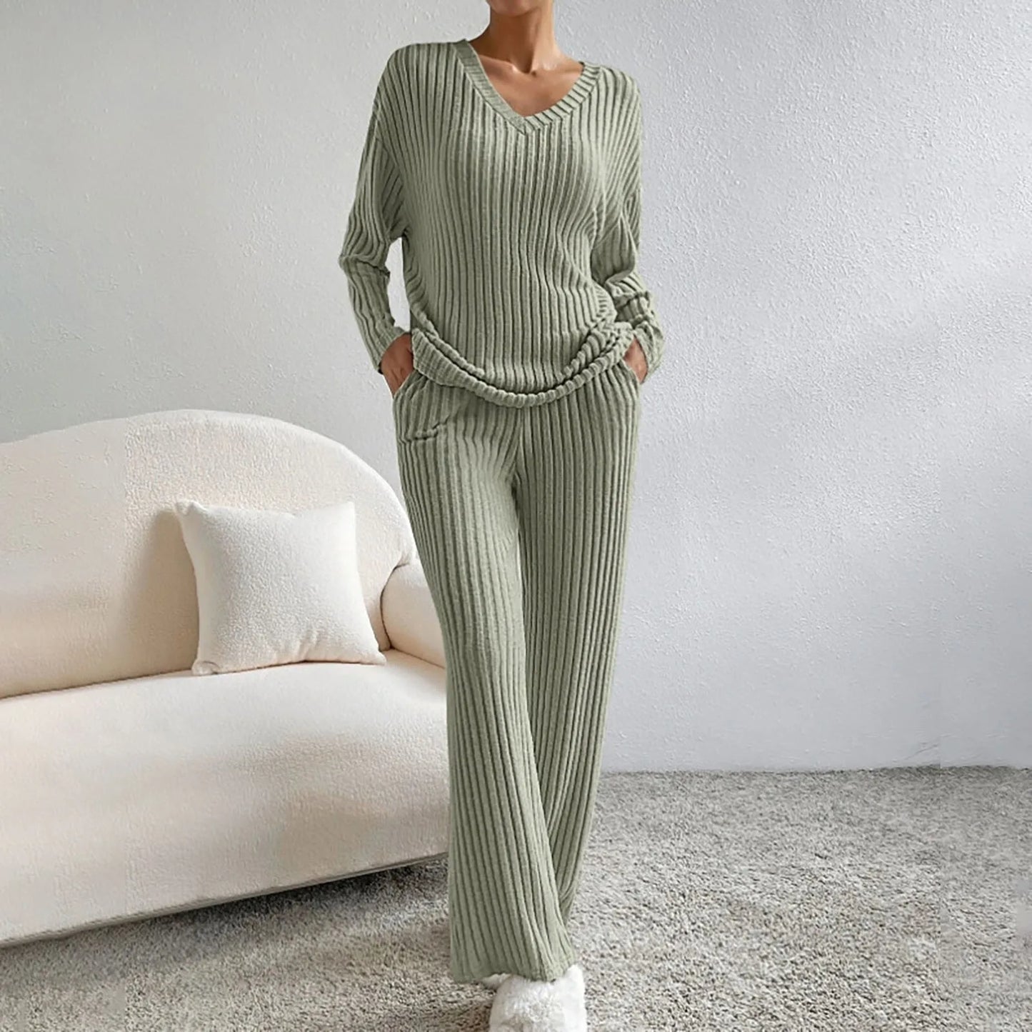 Esra™ Conjunto de Dos Piezas de Punto