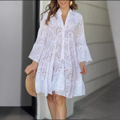 Robe Midi de Encaje Rosa - Elegancia Atemporal