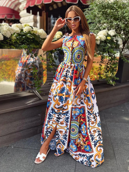 Vestido Maxi A-Line Valencia