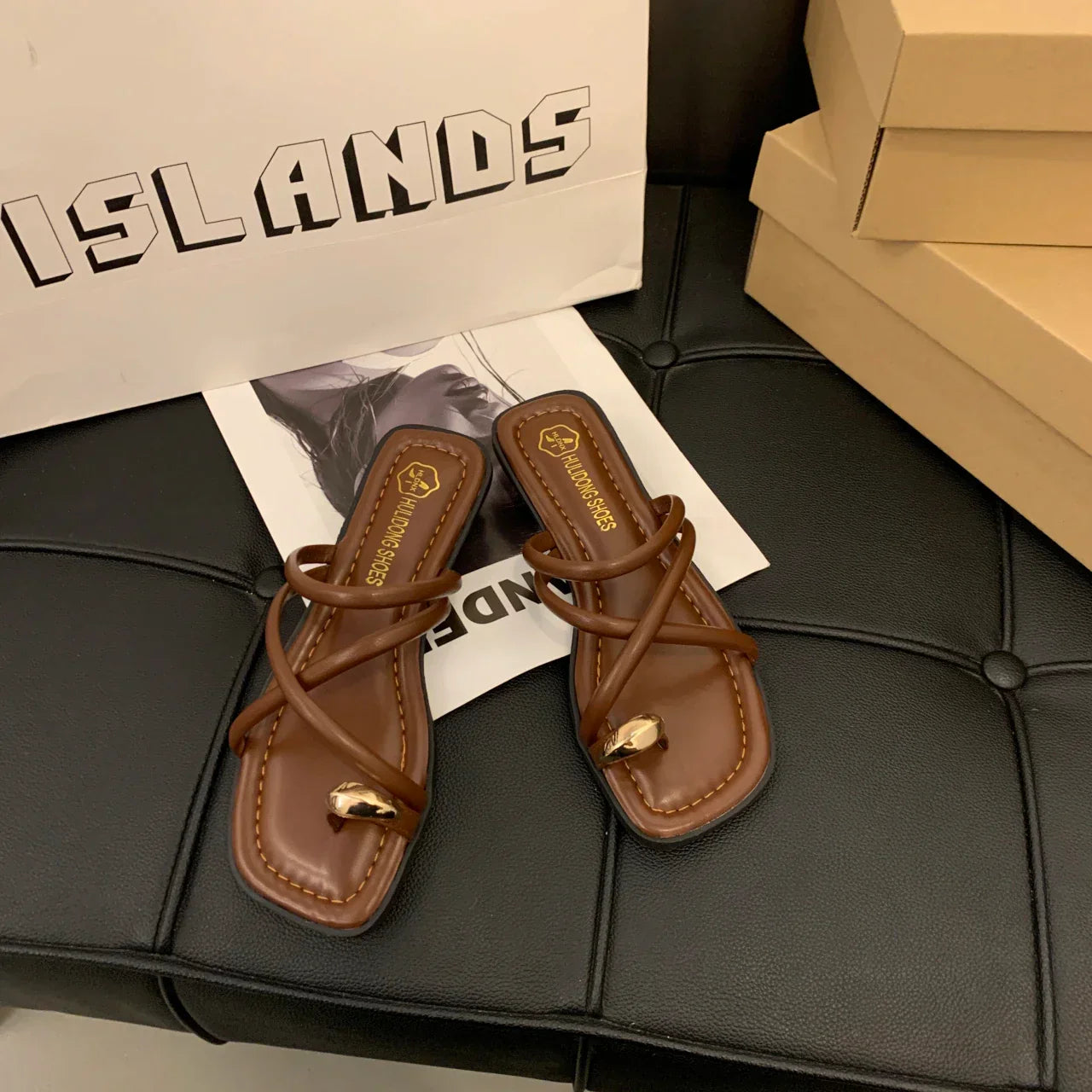 Elizabetta - Sandalias de Cuero Elegantes