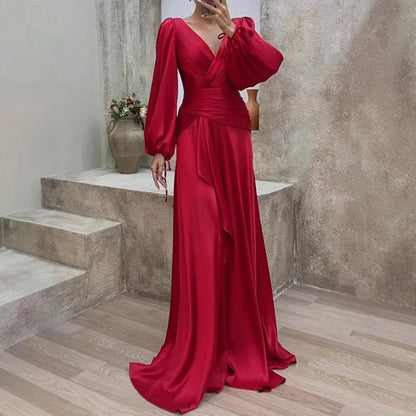 Aubrie - Vestido Maxi Elegante y Fluido