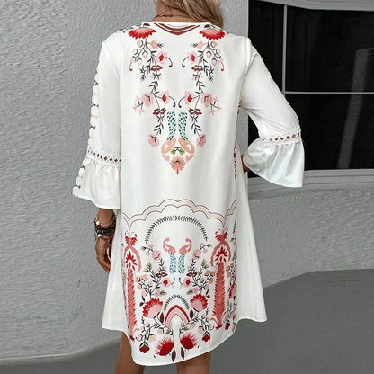 Kissia ~ Vestido Artístico de Inspiración Bohemia