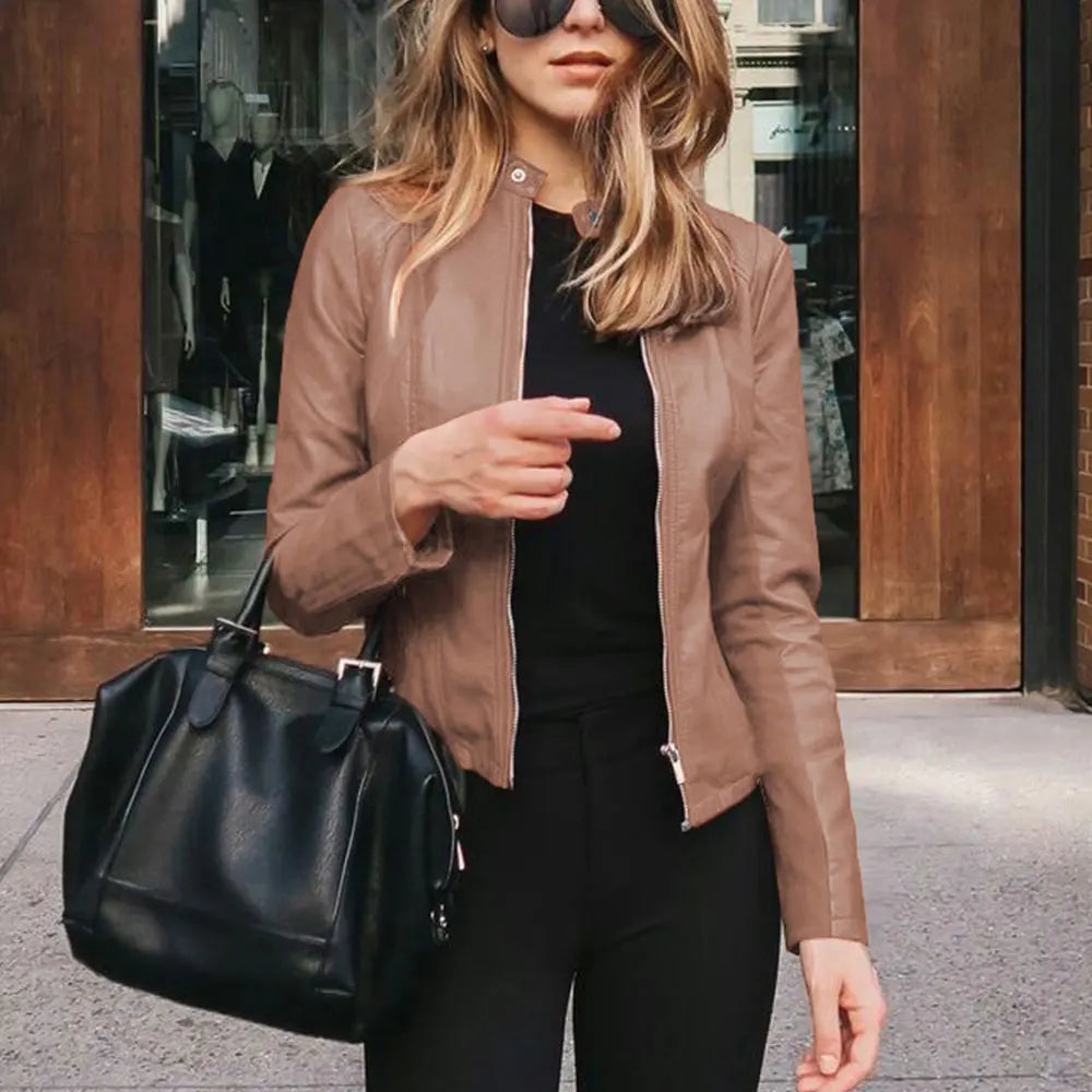 HARRIET | Chaqueta de Cuero Elegante para Mujeres