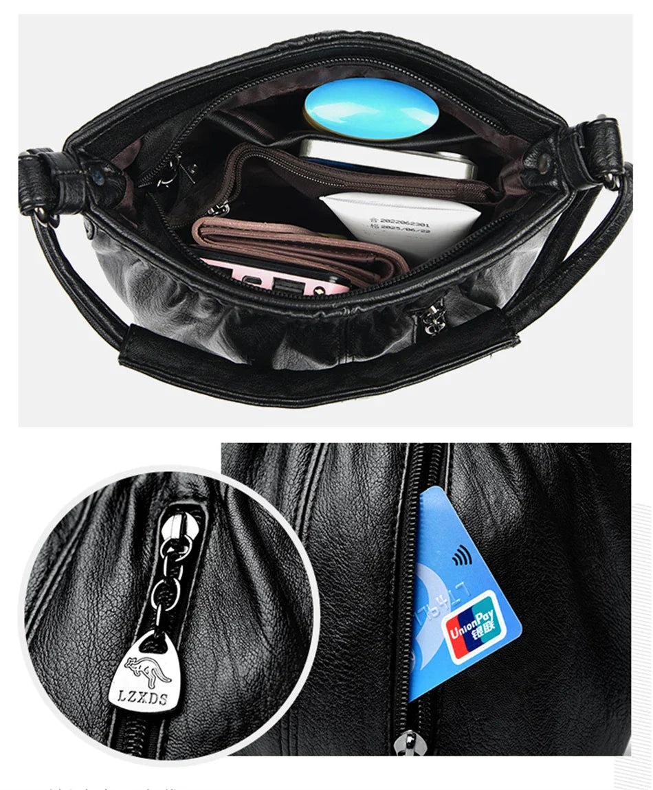 Bolso de Mano Contemporáneo de Múltiples Capas