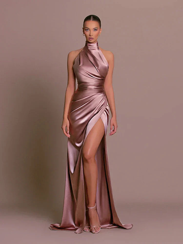 Cleo - Vestido Maxi Con Corte Elegante