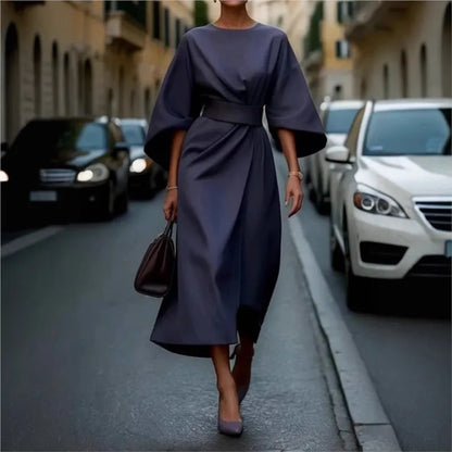 Isabella™ - Vestido Casual Cómodo de Cuello Redondo