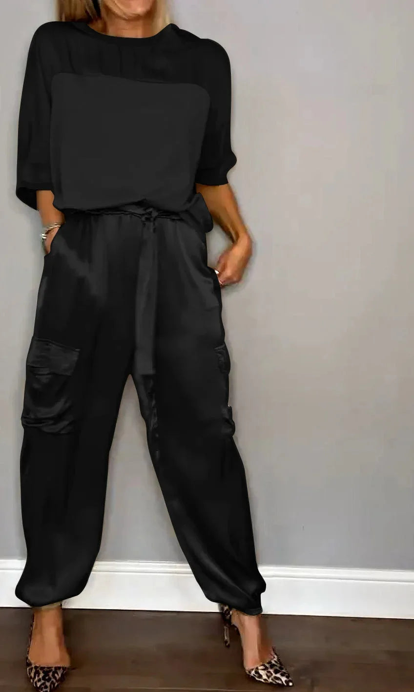 IRAVANYA – CONJUNTO ELEGANTE DE MUJER 2 PIEZAS