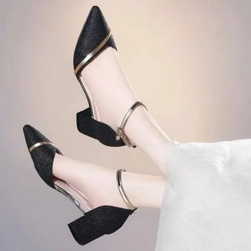 Angela - Sandalias Brillantes Glitter