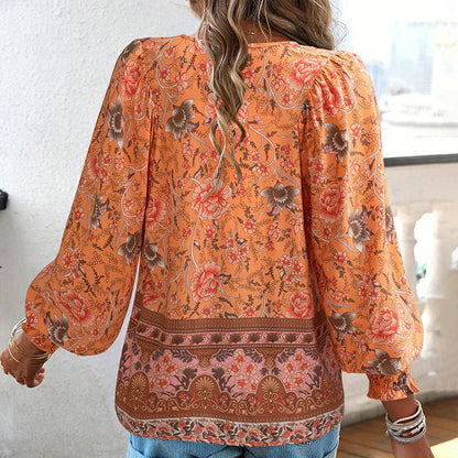 ANIKA I BLUSA FLOREADA