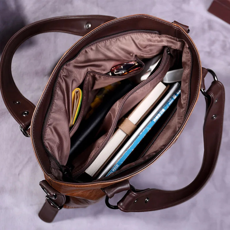 Aralyn - Bolso Tote de Cuero Suave Refinado