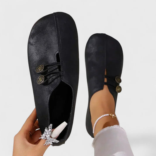 Lydia - Mocasines ortopédicos para mujer en suave piel de ante