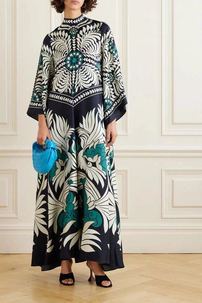 Vestido Maxi Floral Sculpted Elegance™