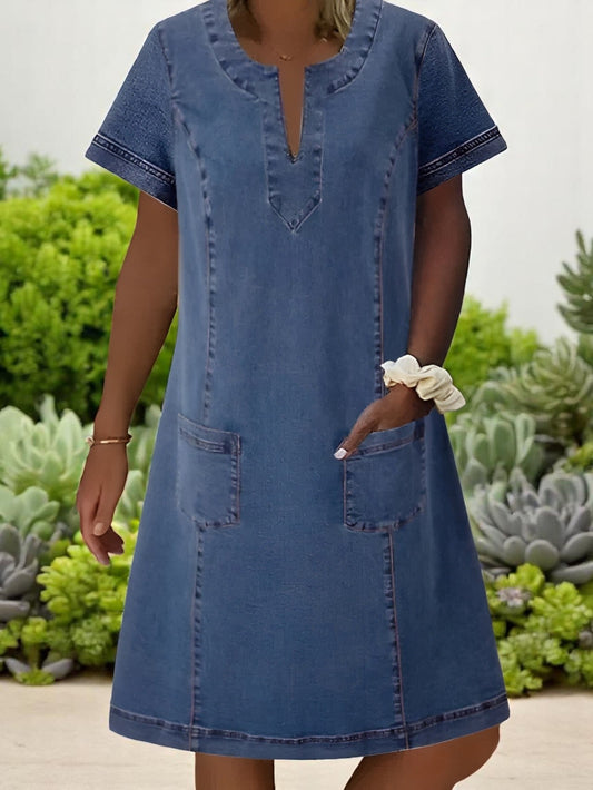 CARYS – VESTIDO DE DENIM SUAVE