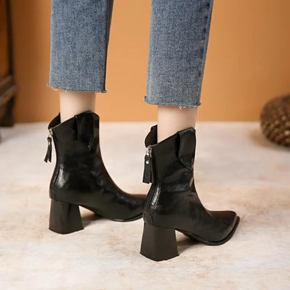 Botas Chelsea de Tacón Alto Vintage