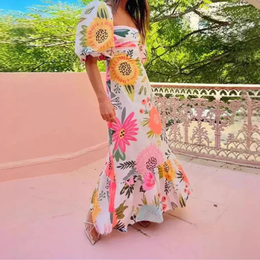 Vestido Maxi Plisado Elara