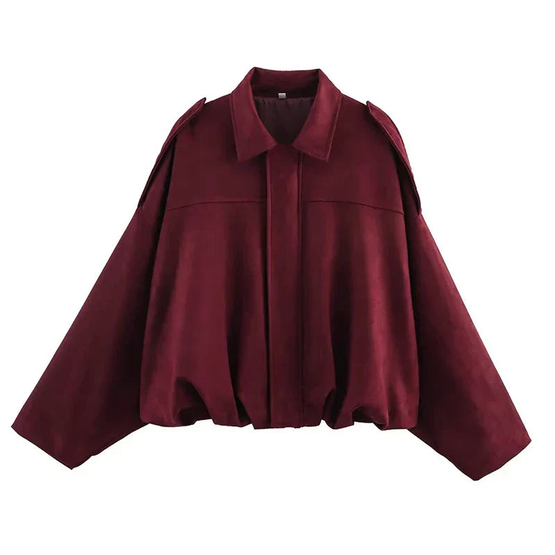 Chaqueta Diana – Bomber Oversize Verde Oliva