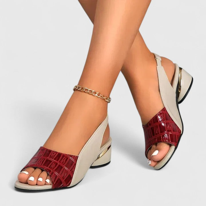 Mariah | Sandalias de Cuero Elegantes