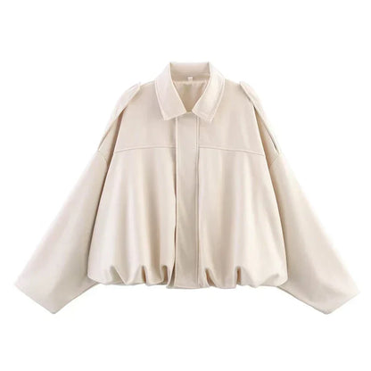 Chaqueta Diana – Bomber Oversize Verde Oliva