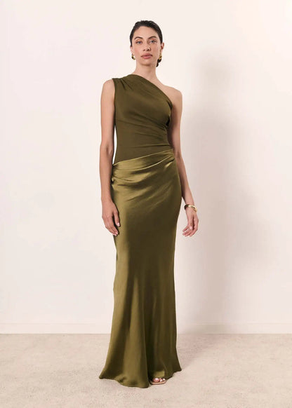 GABRIELLE – VESTIDO DE NOCHE ELEGANTE DE UN HOMBRO