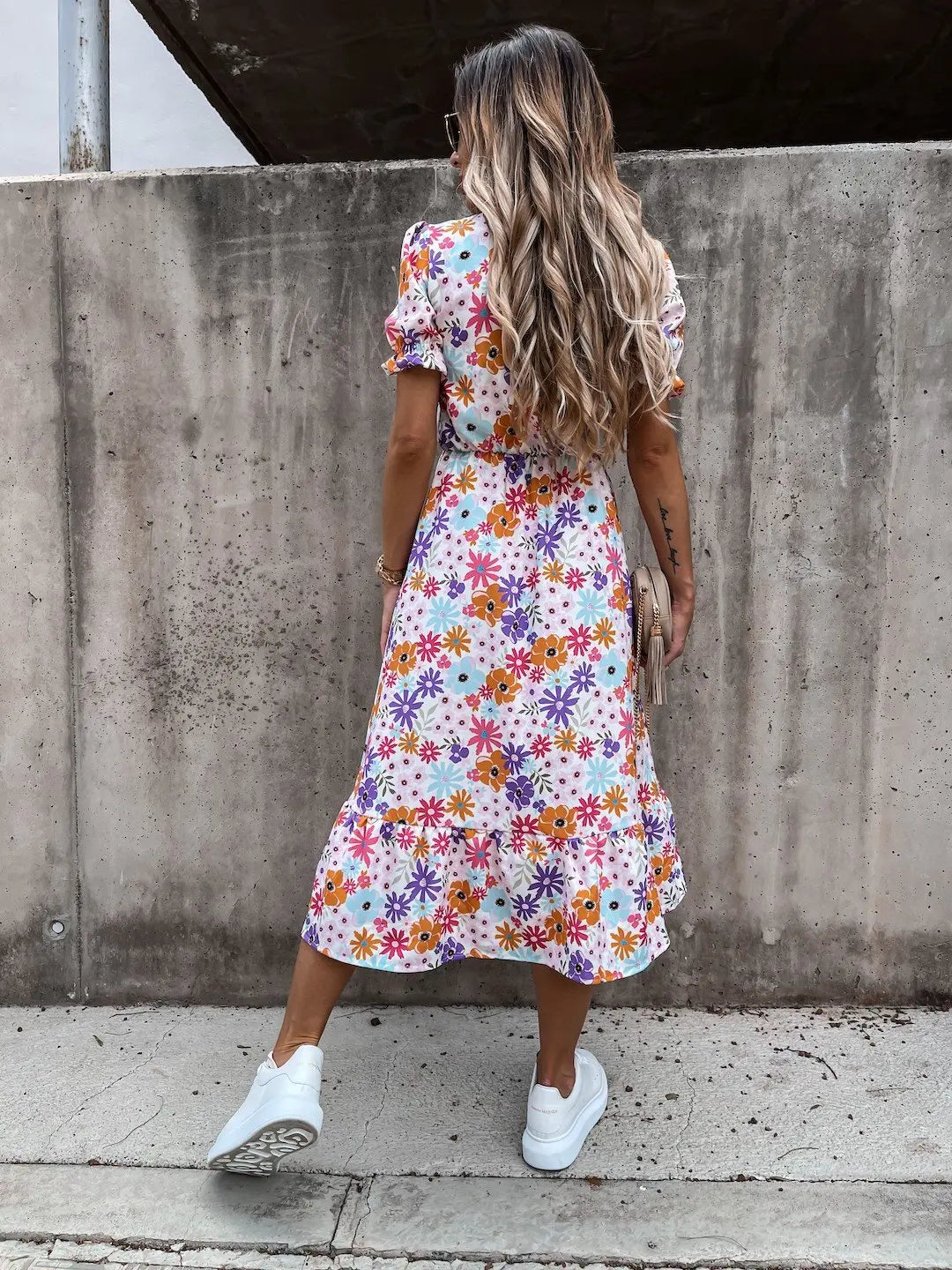 Naila™ - Vestido Floral Elegante