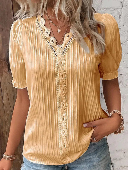 Mélissa | Blusa Elegante con Detalles Delicados