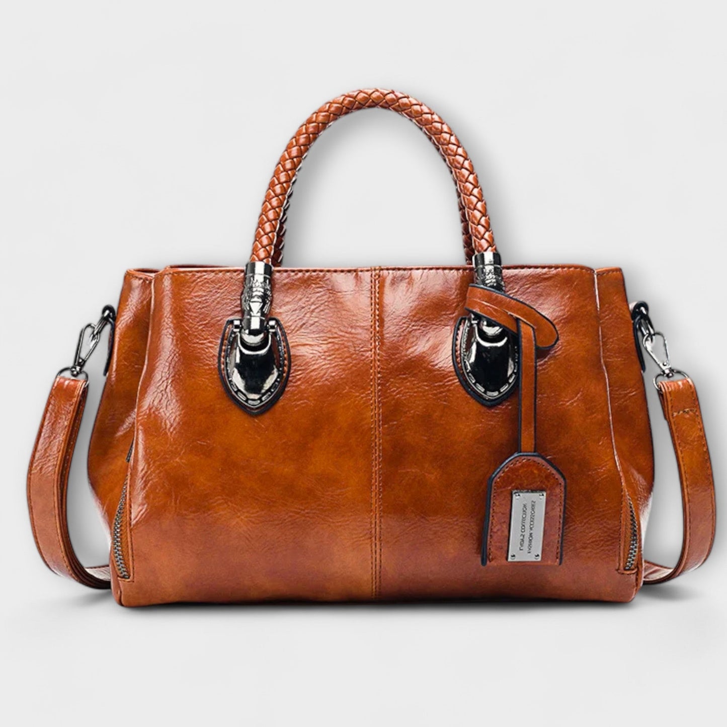 Elegante Bolsa de Viaje de Cuero
