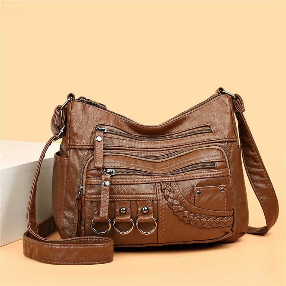 Lilith - Bolso Cruzado Multi-Capa Atemporal