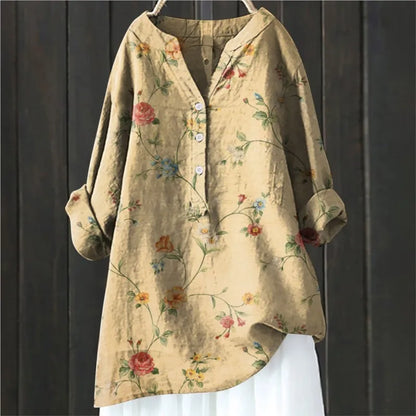 BLUSA LARGA DE FLORES ISALINE
