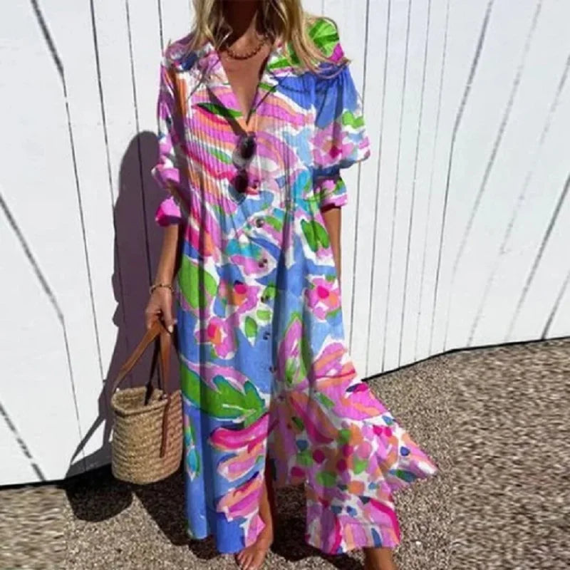 LILA | MAXI CON CUBRIMIENTO FLATTERING PARA EL VIENTRE