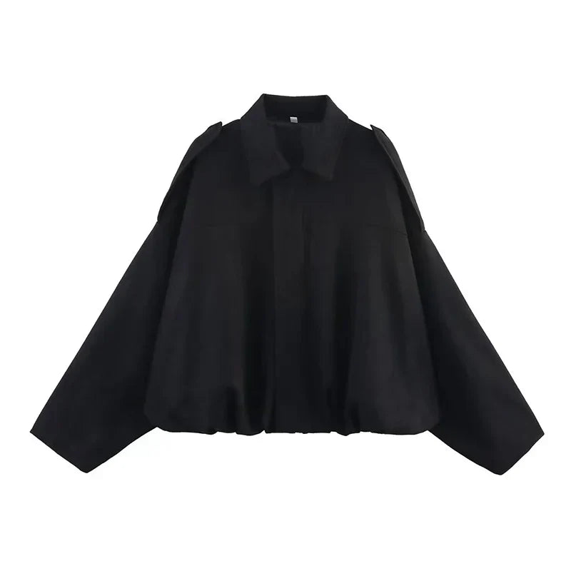 Chaqueta Diana – Bomber Oversize Verde Oliva
