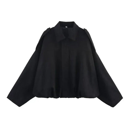 Chaqueta Diana – Bomber Oversize Verde Oliva