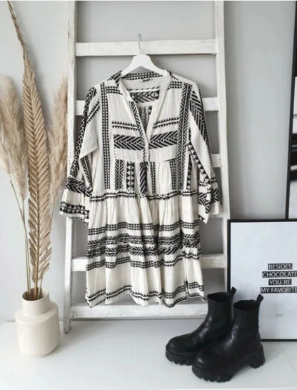 Carylle ~ Vestido Bohemio Fresco