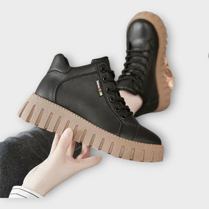 Zapatillas Plataforma en Piel Urban Edge
