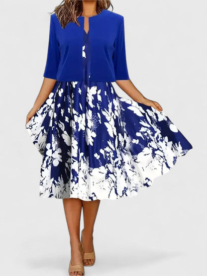 AURORA – VESTIDO MIDI ELEGANCIA EN FLOR