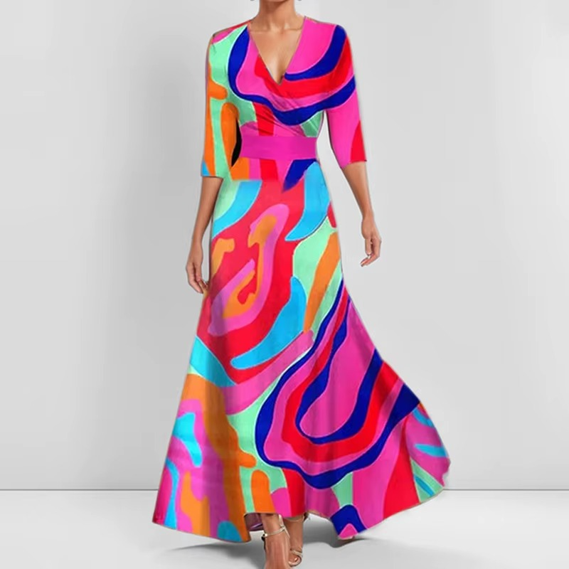 Lina™ - Robe Floral Elegante - Siéntete Confiada