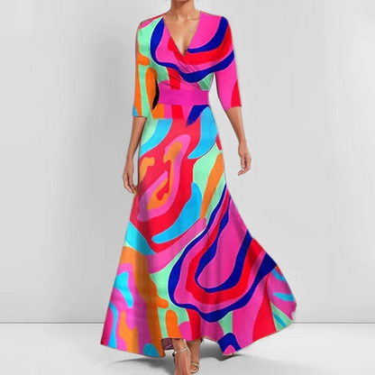 Lina™ - Robe Floral Elegante - Siéntete Confiada