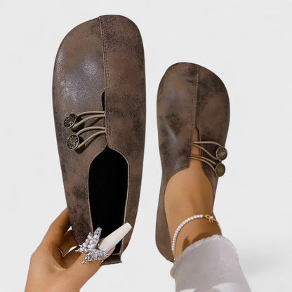 Lydia - Mocasines ortopédicos para mujer en suave piel de ante