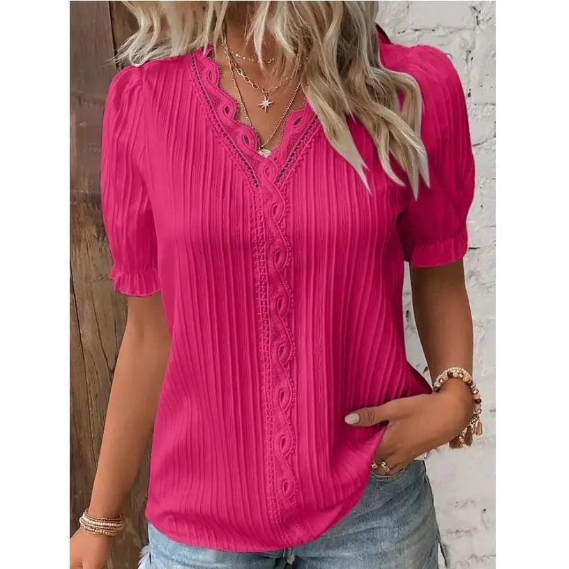 Mélissa | Blusa Elegante con Detalles Delicados