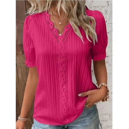 Mélissa | Blusa Elegante con Detalles Delicados
