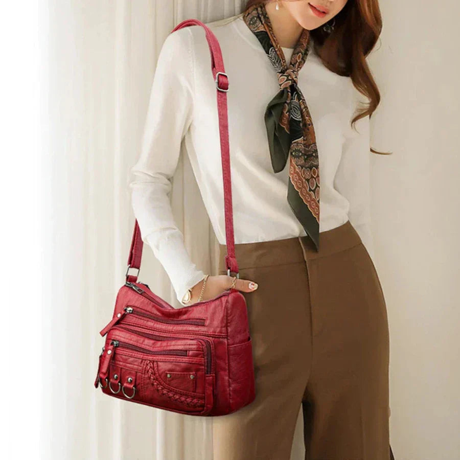 Lilith - Bolso Cruzado Multi-Capa Atemporal