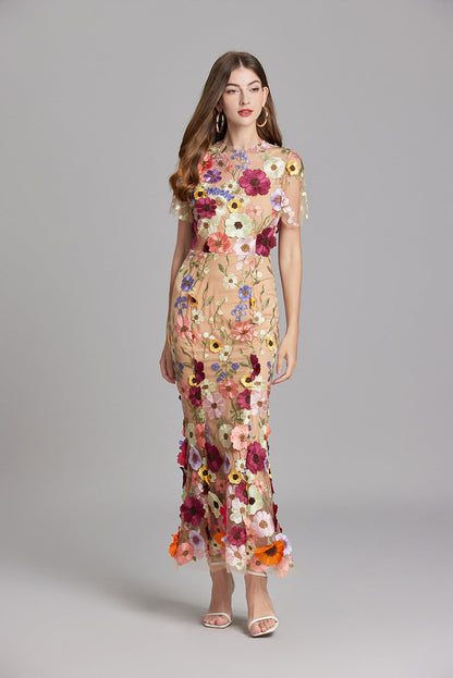 Solara - Vestido Floral Finesse