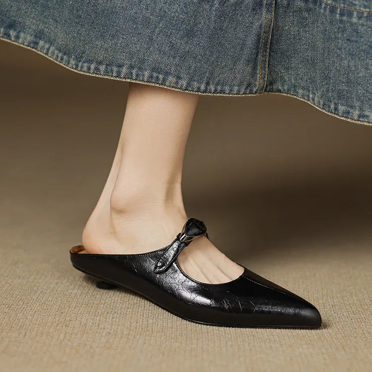 Wilda – Mules de Piel Natural