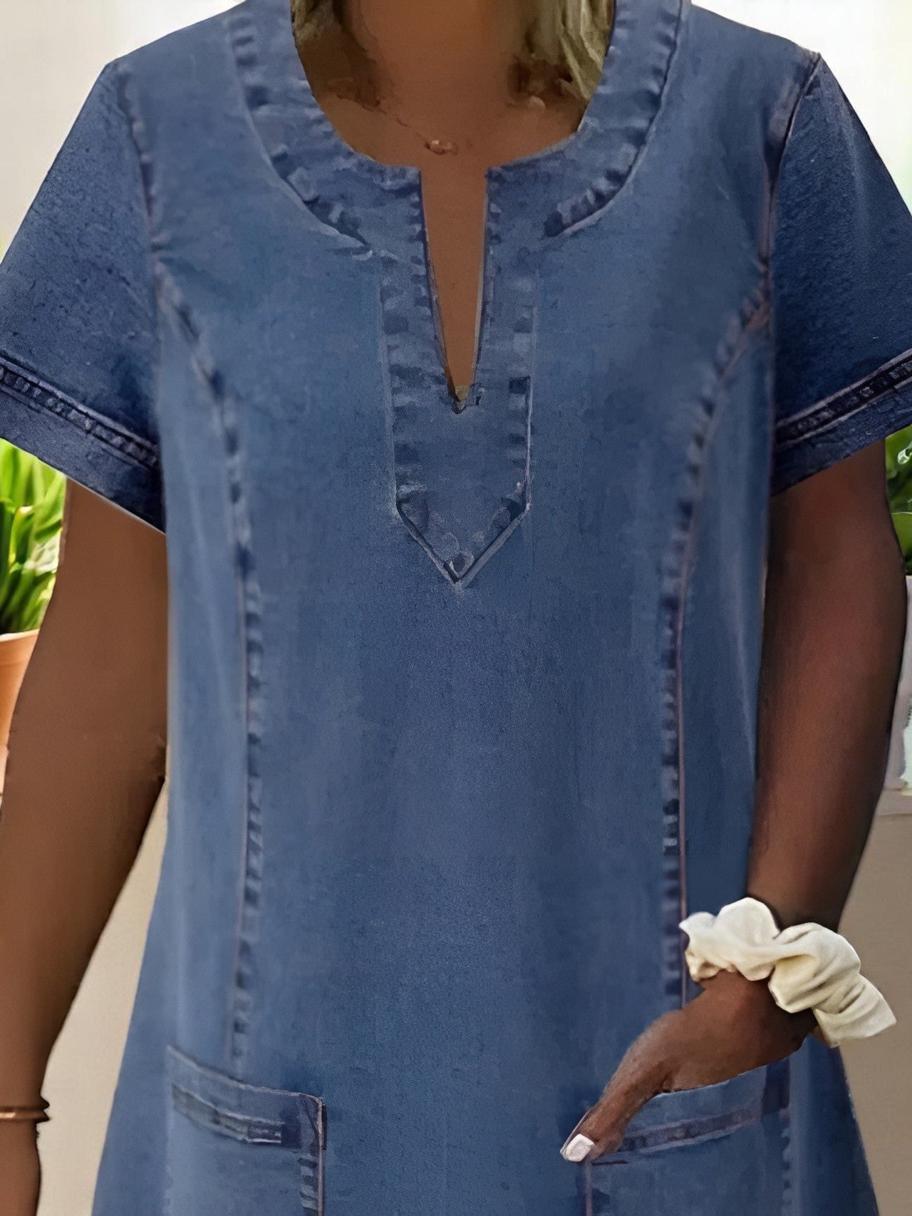 CARYS – VESTIDO DE DENIM SUAVE