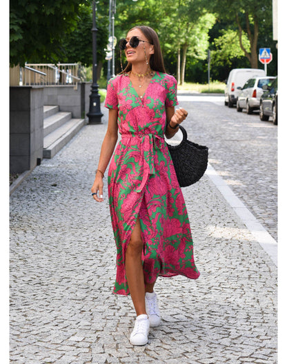 Nadia | Vestido Elegante con Estampado