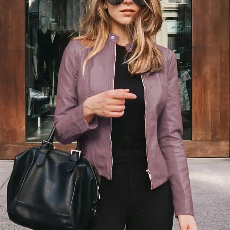 HARRIET | Chaqueta de Cuero Elegante para Mujeres