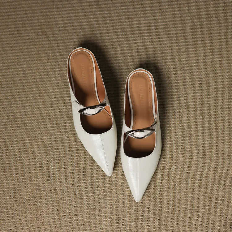 Wilda – Mules de Piel Natural