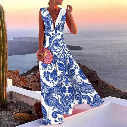 SIENNA – VESTIDO MAXI SUNSET BLOOM
