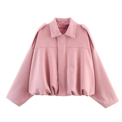 Chaqueta Diana – Bomber Oversize Verde Oliva