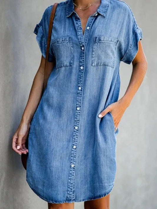 Jessa | Vestido de Denim Atemporal